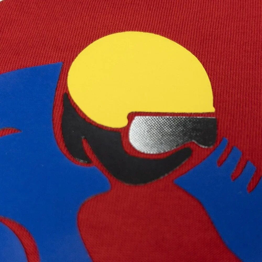 Polo Ralph Lauren Suicide Skier Hoodie Men's XS Pullover Lightweight Red - Picture 9 of 14